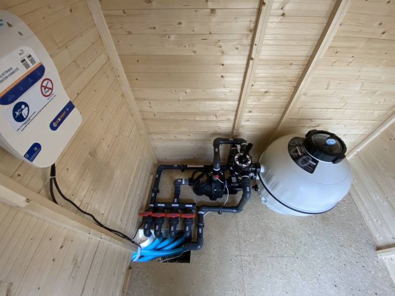 Installation filtration dans un local technique dans le Var à Brignoles