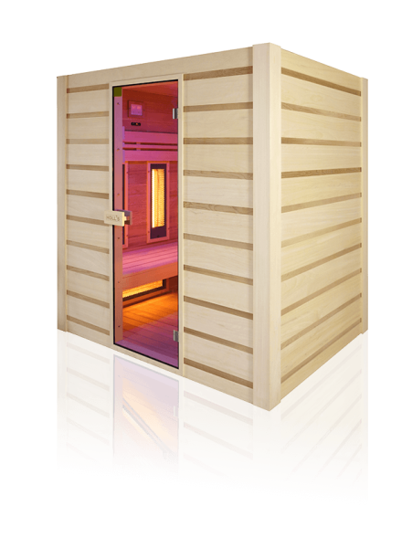 Sauna traditionnel+infrarouge HIBRID COMBI