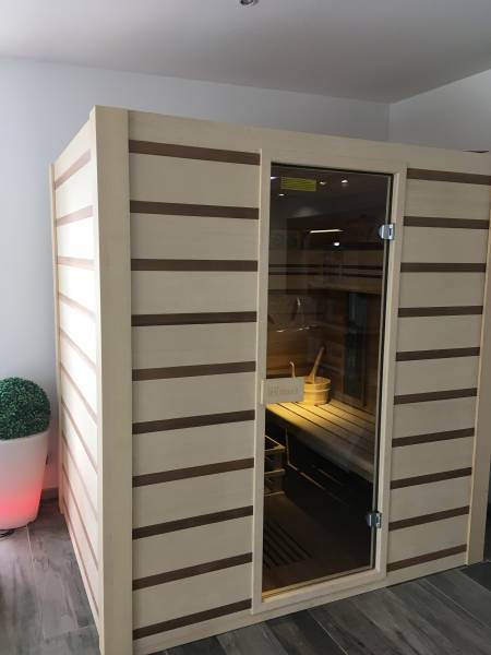Sauna hybrid vapeur et infrarouge