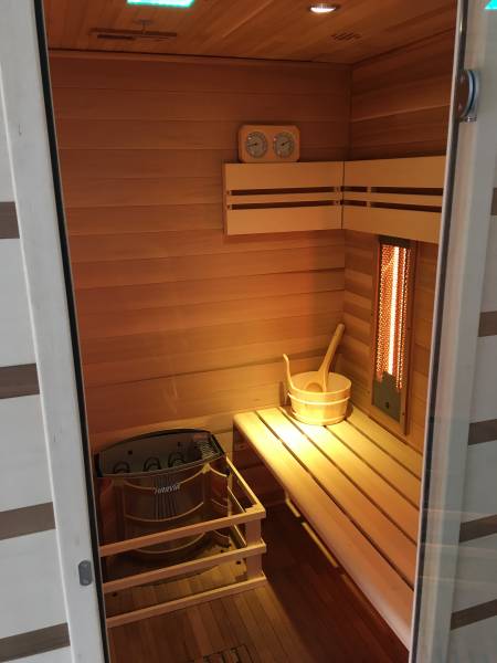 Cabine Sauna d'intérieur - 4 Personnes - HYBRID COMBI by HOLL'S - LE VAL