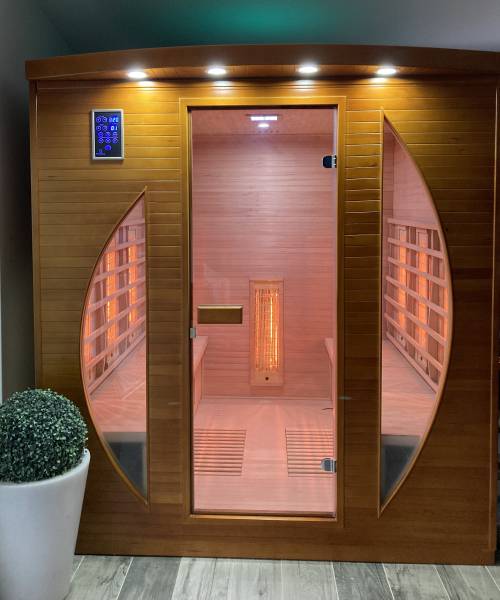CABINE SAUNE INFRAROUGE QUARTZ ET MAGNESIUM
