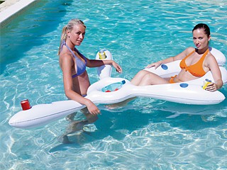 Bouée Gonflable - Bar flottant piscine Kerlis