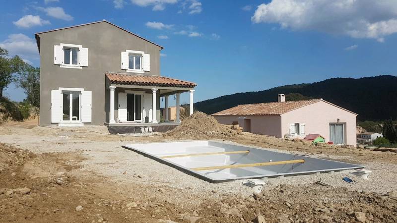 Remblaiement des parois piscine coque cabasse
