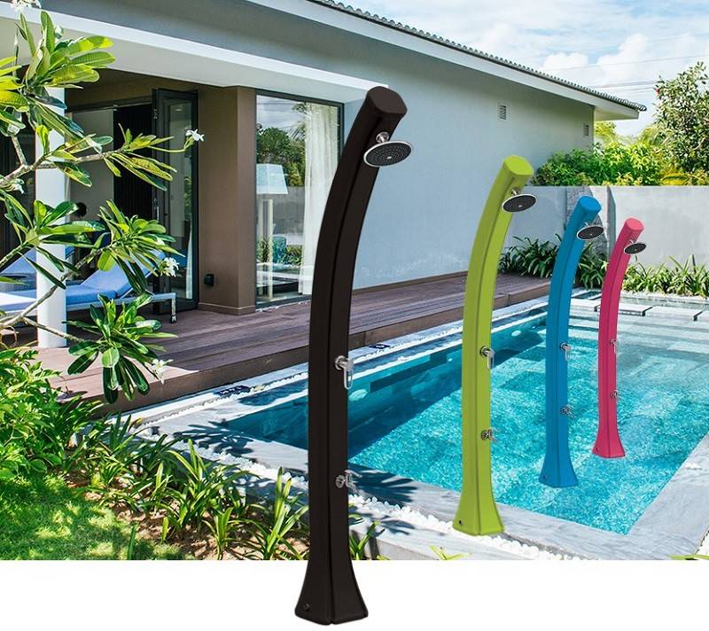 DOUCHE SOLAIRE HAPPY 4x4 44 L Alliance Piscines de Brignoles