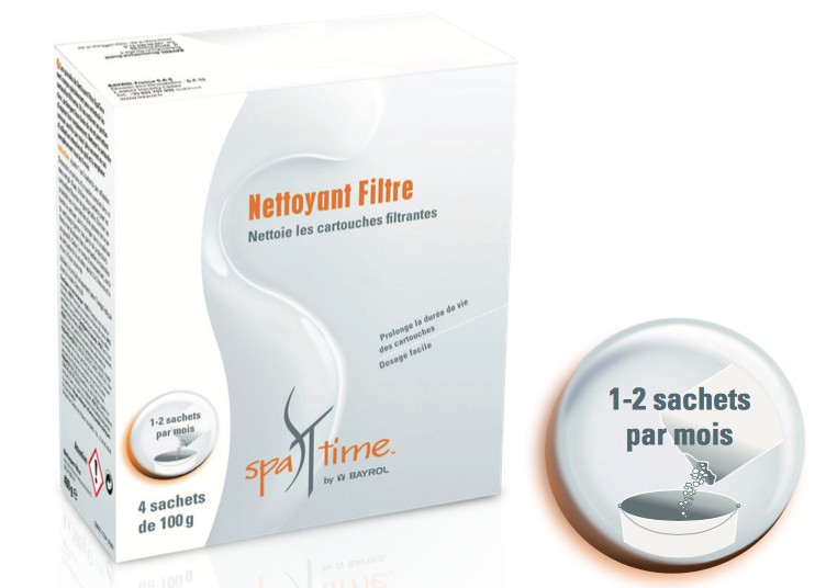TRAITEMENT SPA - NETTOYANT FILTRE SPATIME - BRIGNOLES