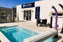 Notre zone d'activité pour ce service Installation piscine coque avec éclairage projecteur de couleur